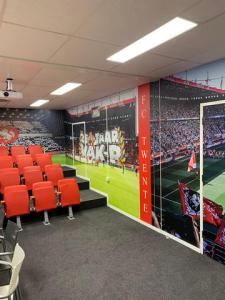 Verbouwing analyseruimte FC Twente, sportcomplex FBK, Hengelo
