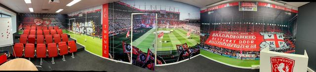 Panorama pers- en analyseruimte FC Twente