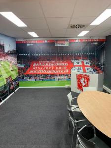 Verbouwing analyseruimte FC Twente, sportcomplex FBK, Hengelo