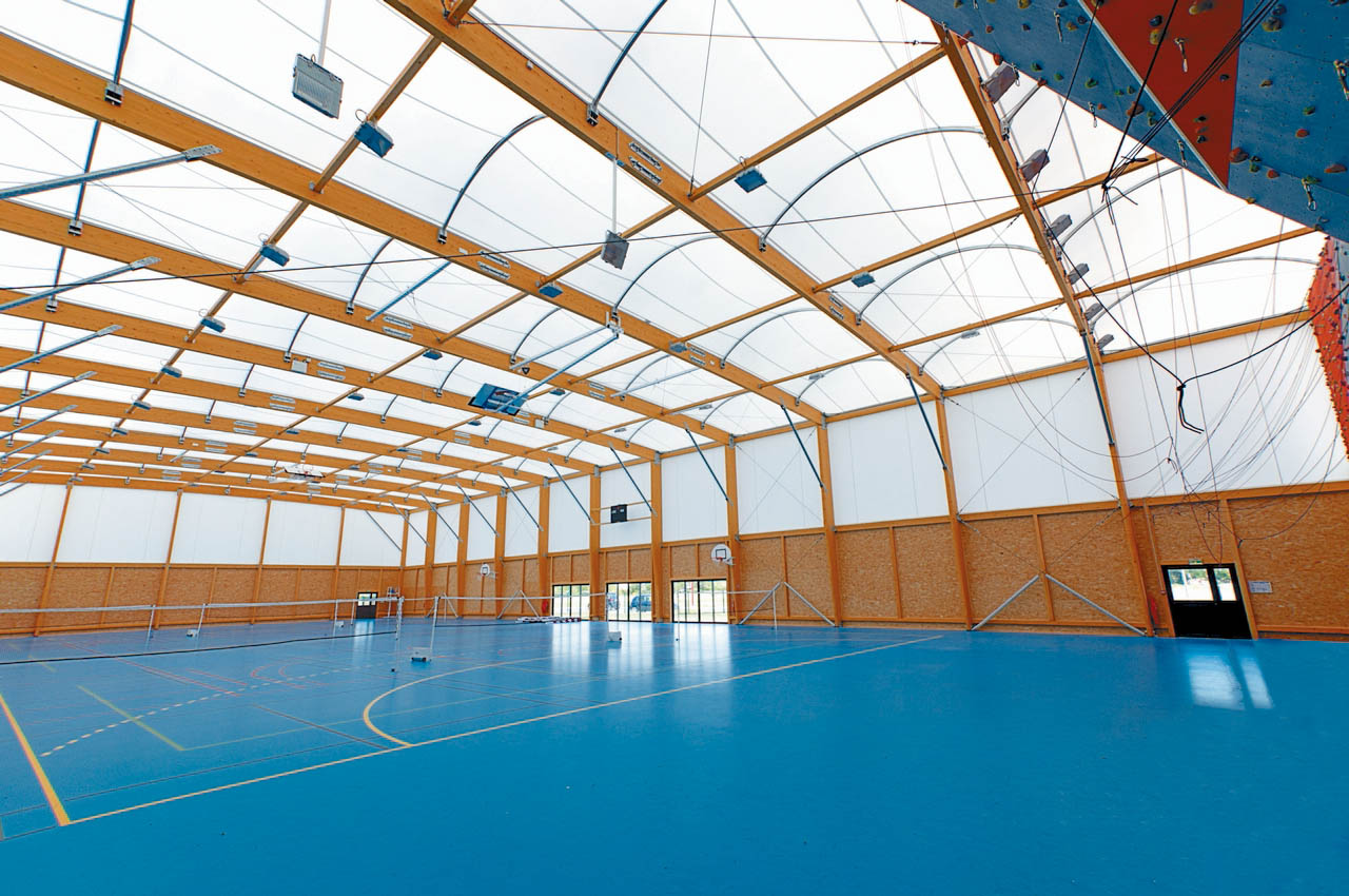 Modulaire gesloten gymzaal