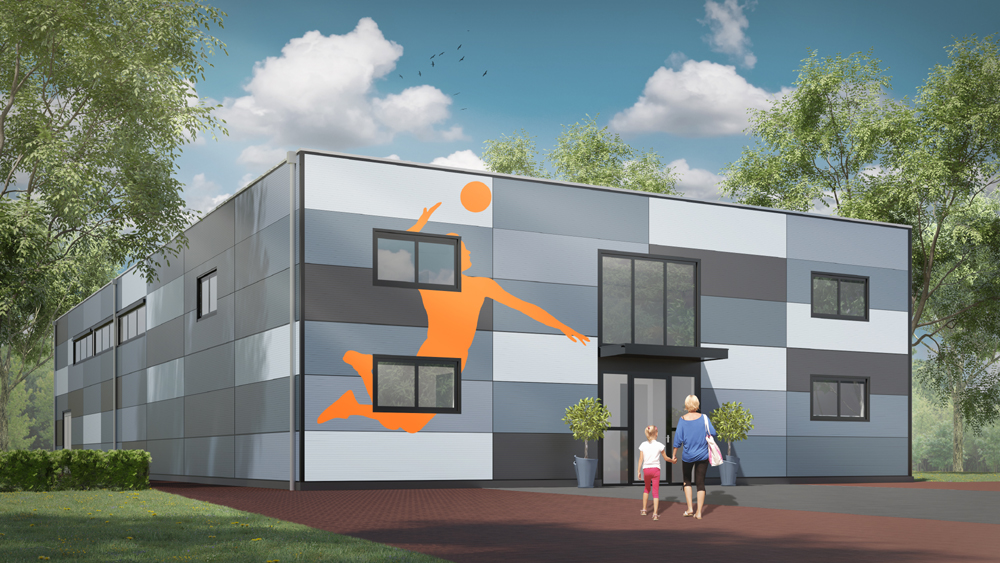 Duurzame conceptbouw voor gymzalen en sporthallen met Haafkes Fit Concept