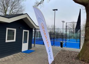 Nieuwbouw 3 padelbanen sportaccommodatie Borgelerbad