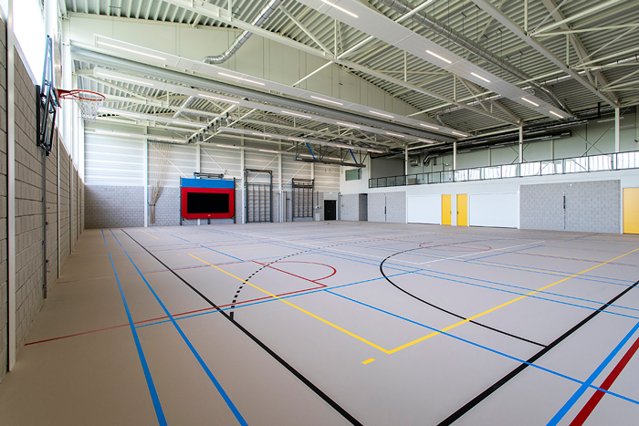 Maatwerk nieuwbouw sporthal MFA De Zweede, Boekelo